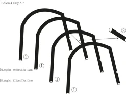 Airtubes|Airtubes^Obelink Hudson 4 Easy Air Haupt Airtube